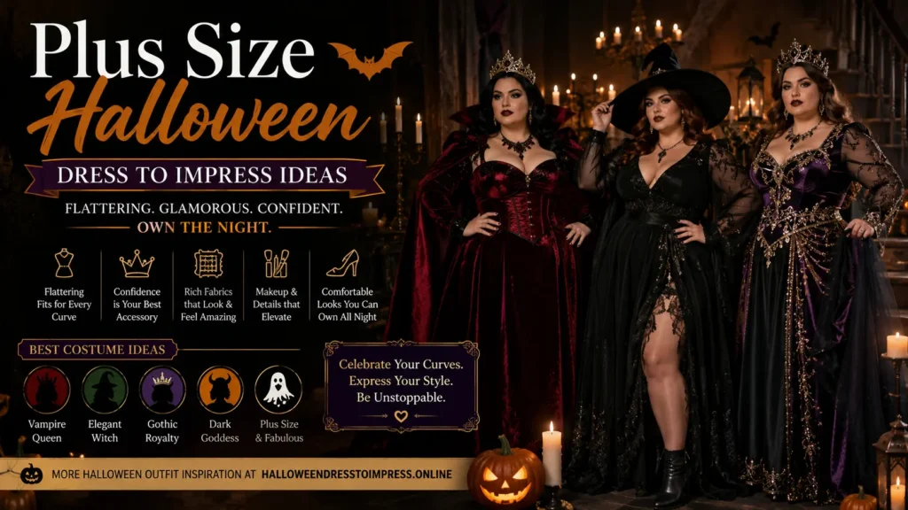 Plus Size Halloween Dress to Impress Ideas